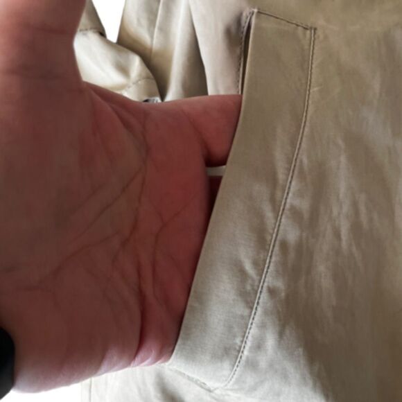 SH|collection neutral tan embroidered floral back trench coat - Picture 9 of 15